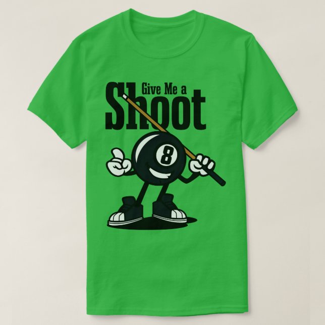 T-SHIRT BILLIARD MASCOT (Design devant)