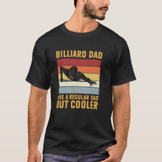 T-shirt Billiard Papa Régulier Papa Mais Glacière Funny Bi