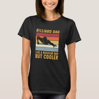 T-shirt Billiard Papa Régulier Papa Mais Glacière Funny Bi