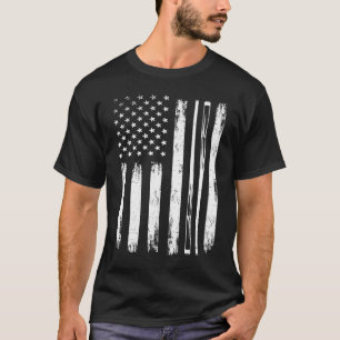 T-shirt Billiard Stick USA Drapeau Joueur de la piscine 8