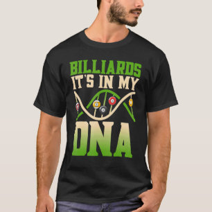 T-shirt Billiards C'est dans mon ADN Jeux Sport Billiards