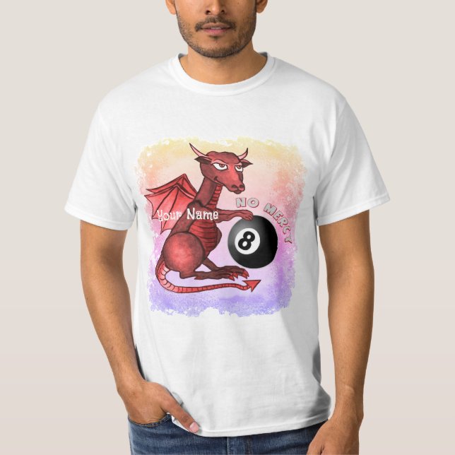 T-shirt Billiards Dragon  (Devant)