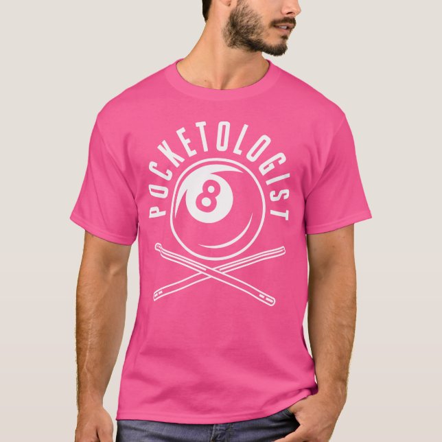 T-shirt Billiards Pocketologue (Devant)