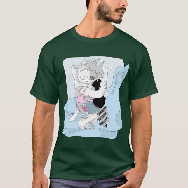 T-shirt Billie and Mittens Snuggle boy (Devant)