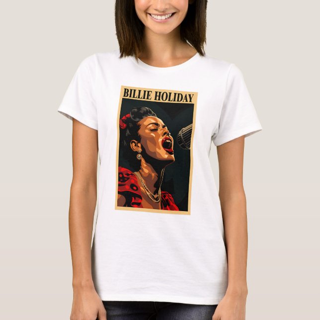 T-shirt Billie Holiday (Devant)