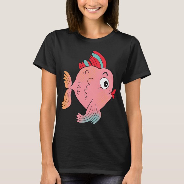 T-shirt Billie le Poisson Tropical (Devant)