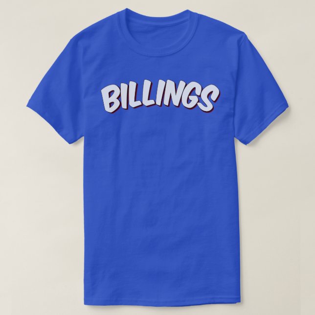 T-shirt Billings M'A Élevé 1 (Design devant)