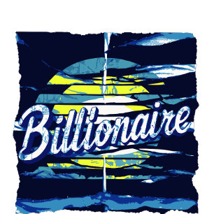 T-shirt Billionaire bleu