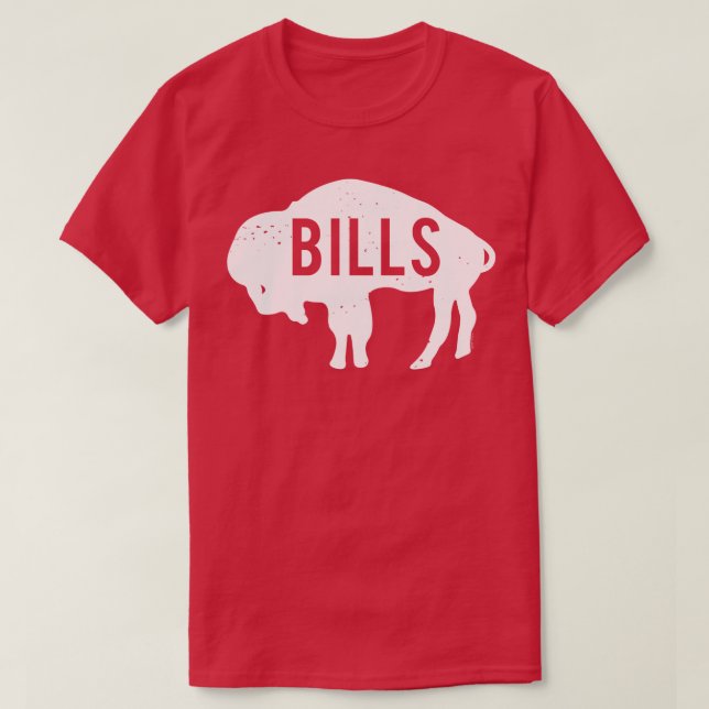 T-shirt Bills Vintage Buffalo Blanc (Design devant)