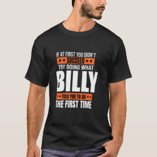 T-shirt Billy Cadeaux Nom Anniversaire Personnalisé Présen