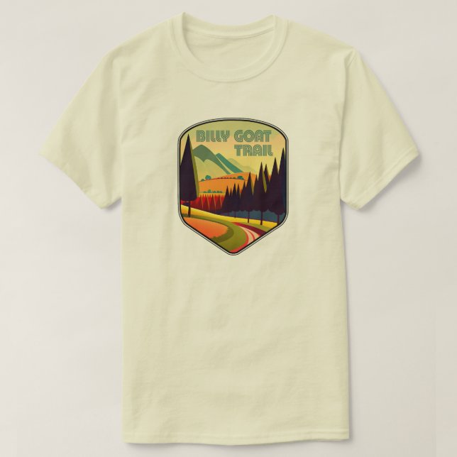 T-shirt Billy Chèvre Trail Maryland Colonnes (Design devant)