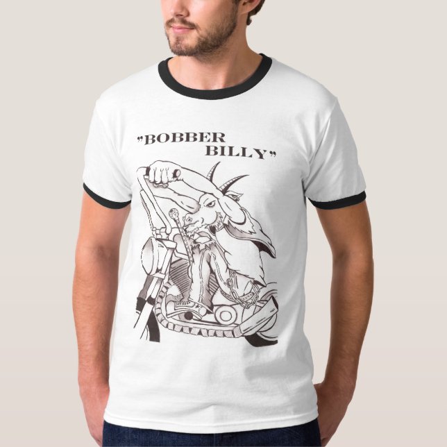 T-shirt Billy gris et noir (Devant)