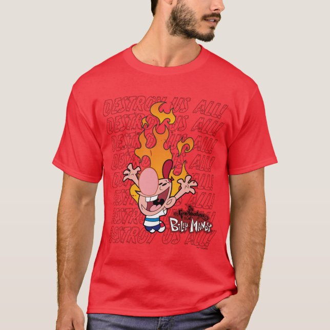 T-shirt Billy & Mandy - Nous détruire tous (Devant)