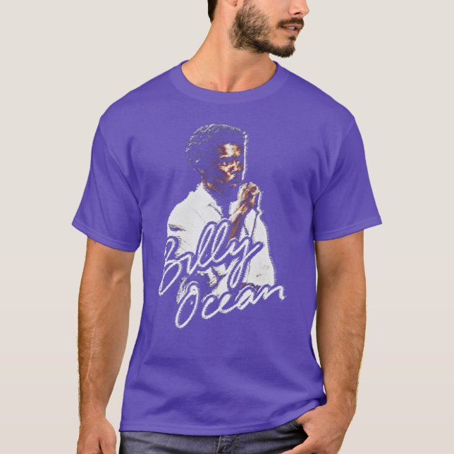 T-shirt Billy Ocean vintage (Devant)