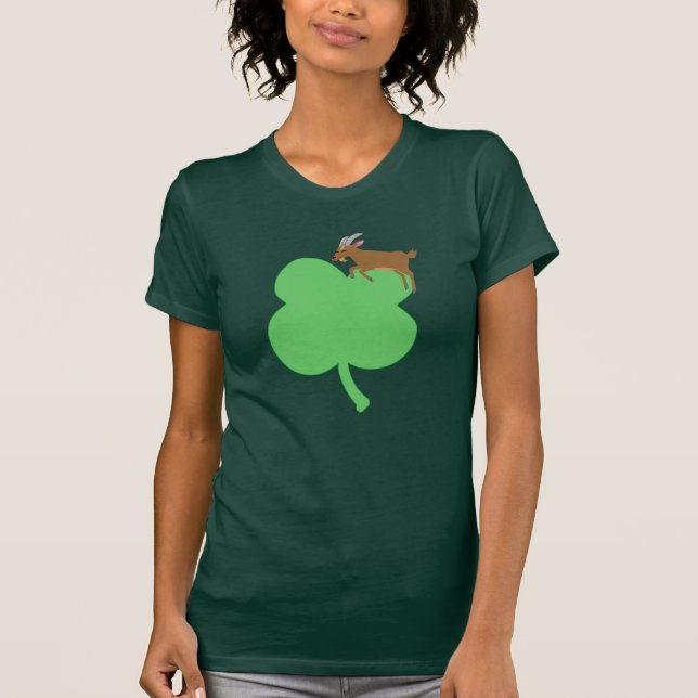 T-shirt Billy Swags St. Patricks Day Goat Themed Shirt (Devant)