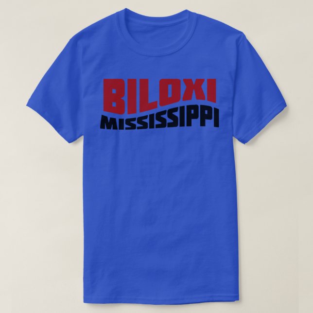 T-shirt Biloxi Mississippi 9 (Design devant)