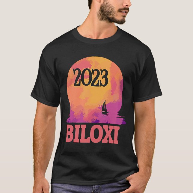 T-shirt Biloxi Vacation 2023 Voyage en famille Souvenir (Devant)