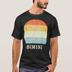 T-shirt Bimini Bahamas Vintage Rétro Vacances en voilier
