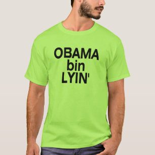 T-shirt Bin Lyin d'Obama