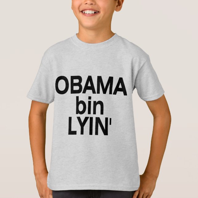 T-shirt Bin Lyin d'Obama (Devant)
