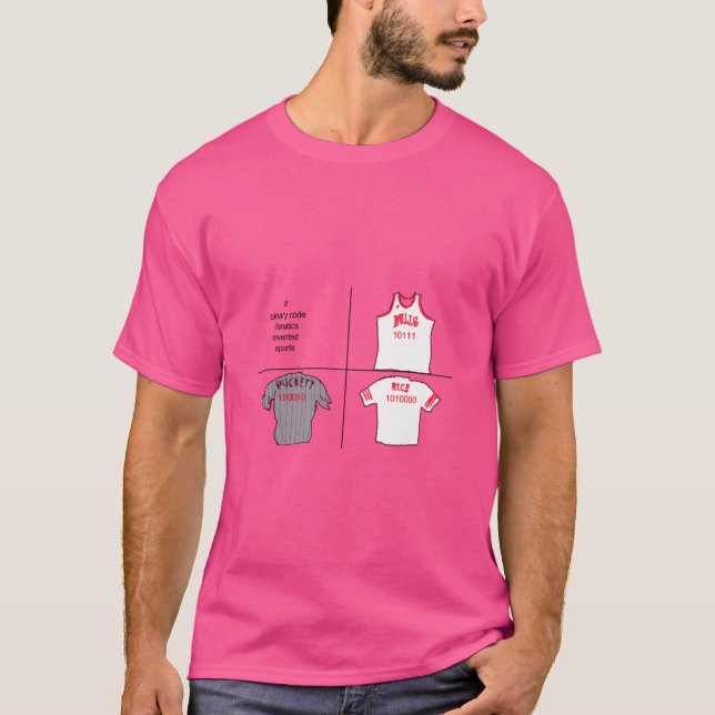 T-shirt Binary Blitz Geeky Sports Jerseys Pour Tech-Save (Devant)