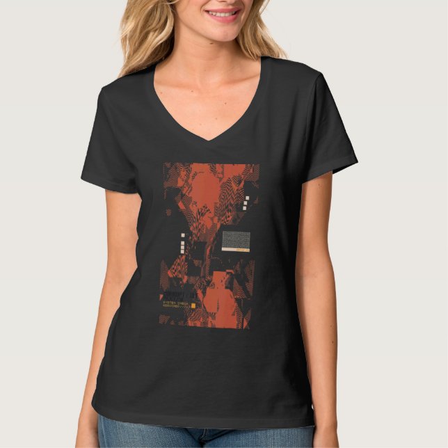 T-shirt Binary Code Retro Geek programmeur ordinateur Nerd (Devant)