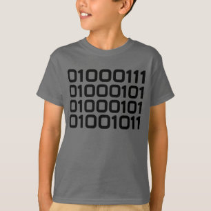 T-shirt BINARY Geek FUN Graphic Tee