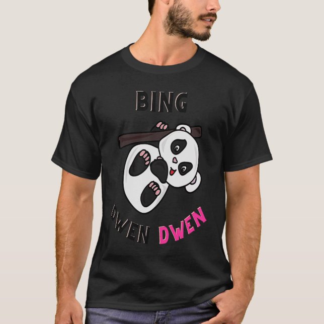 T-shirt Bing Dwen Dwen Relaxant Convient (Devant)