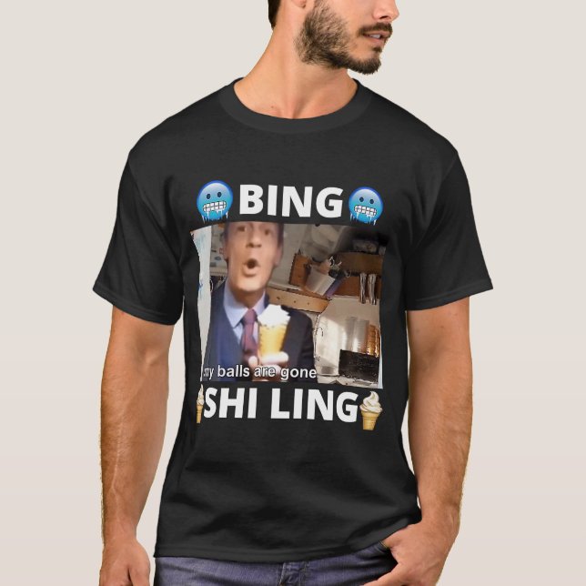 T-shirt Bing Shi Ling Bing Chilling John Xina Glace Ch (Devant)