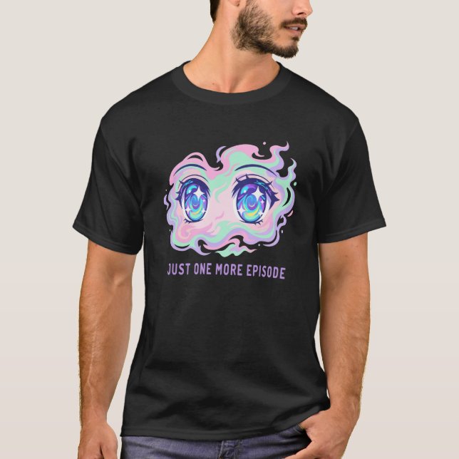 T-shirt Binge Watcher Kawaii Costume Just One More Episode (Devant)