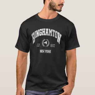 T-shirt Binghamton NY New York Vintage Throwback