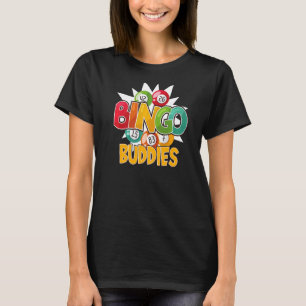 T-shirt Bingo Buddies Lucky Bingo Player Jeu Hommes Femmes