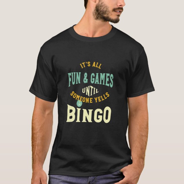 T-shirt BINGO dire pour Bingo (Devant)
