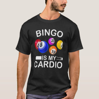T-shirt Bingo Est Mon Jeu Cardio Jouer Joueur Joueur