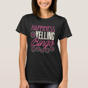 T-shirt Bingo Happy Is Ying Bingo Jeu Hommes Femmes