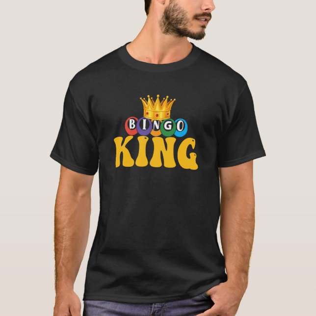 T-shirt Bingo King Come On Caller Lucky Bingo (Devant)