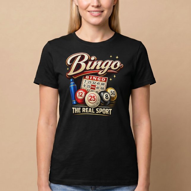 T-shirt Bingo : Le Vrai Sport (Créateur téléchargé)