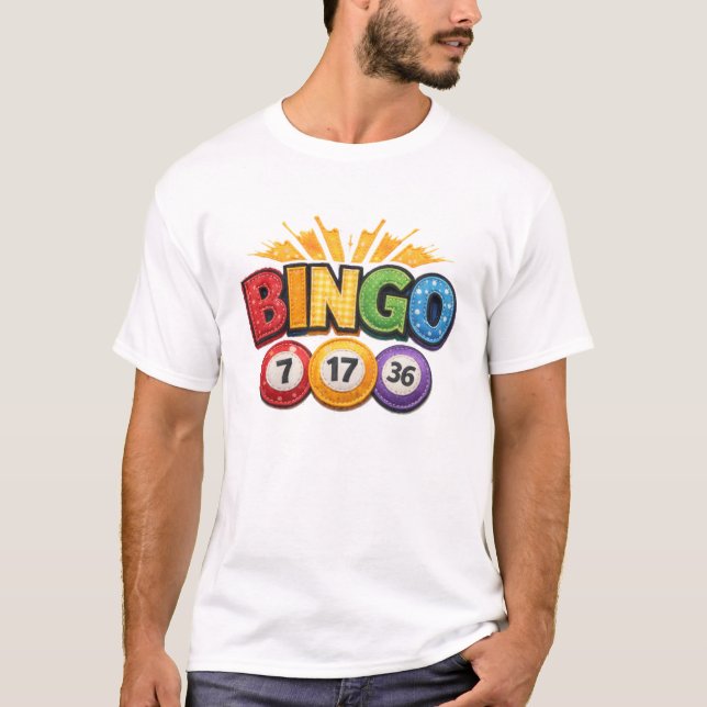 T-shirt BINGO Patchwork Appliqué  (Devant)