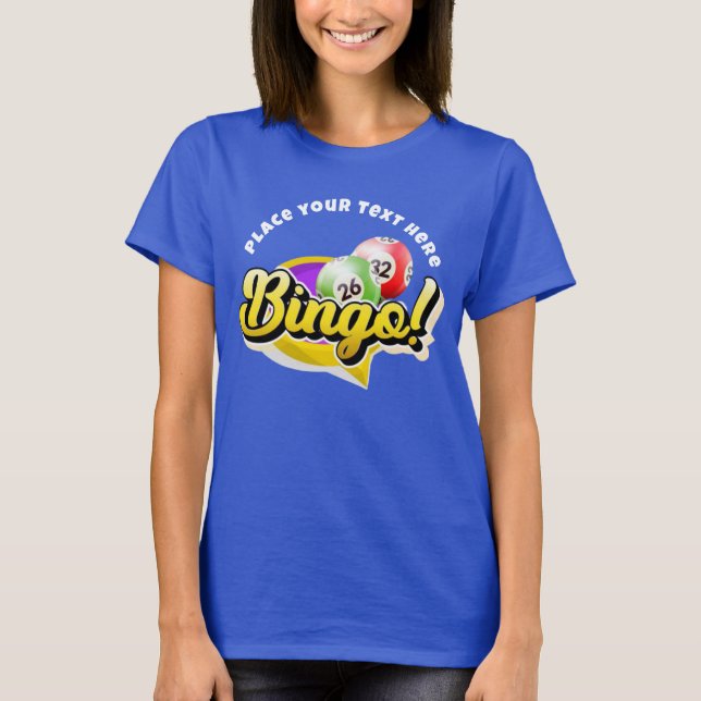 T-Shirt BINGO Personnalisé (Devant)