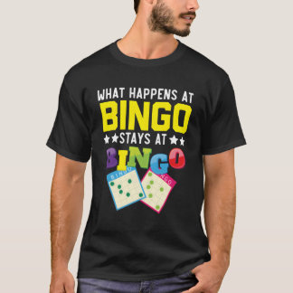 T-shirt Bingo Player Bingo Caller Bing Gambling Casino