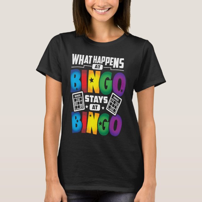 T-shirt Bingo Player    Bingo Game Men Women Kids (Devant)