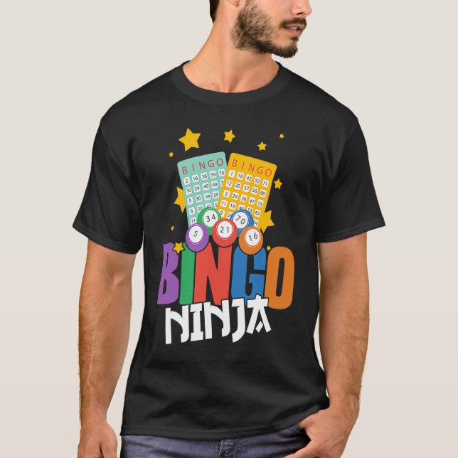 T-shirt Bingo Player Bingo Ninja (Devant)