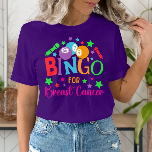 T-shirt Bingo pour le cancer du sein, sensibilisation, Bin (Créateur téléchargé)