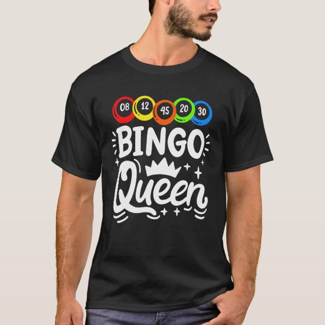 T-shirt Bingo Queen (Devant)
