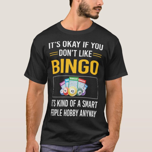 T-shirt Bingo Smart People (Devant)