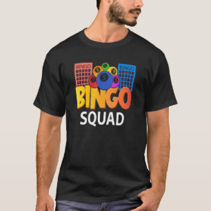 T-shirt Bingo Squad Jeu Lucky Lottery Hommes Femmes Enfant