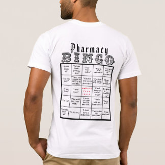 T-shirt Bingo-test de pharmacie