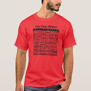T-shirt Bingo-test gai de jours