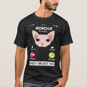 T-shirt Bingus Appelle Mème Mon Bien-Aimé Sphinx Chauve