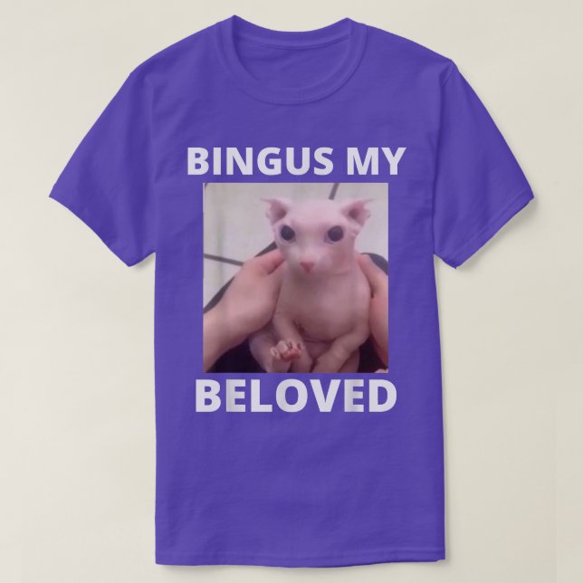 T-shirt Bingus Appelle Mon Bien-Aimé Sphin Sans Cheveux Sp (Design devant)